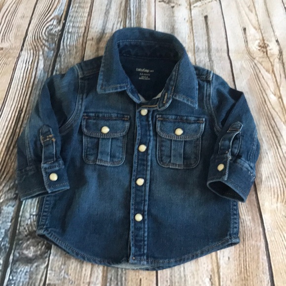 baby gap denim shirt